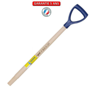 Manche avec poignée plastique. 80 cm pour Pelle extra-creuse. PEFC