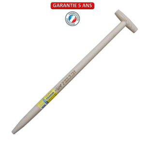 Manche béquille tournée.  Longueur de 0,8 mètre.  PEFC