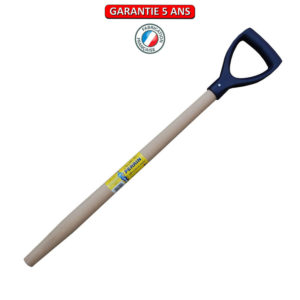 Manche pour Pelle Alpoly, avec poignée en plastique.  Longueur 75 cm.PEFC