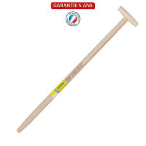 Manche béquille tournée en bois pour dresse bordure 95cm PEFC