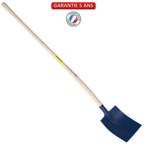 Pelle Angers, à douille.  Emmanché cintré 135.  La largeur du fer est de 23 cm.