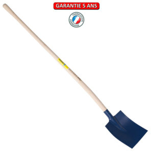 Pelle Angers, à douille.  Largeur de 25 cm. Emmanché cintré 135.