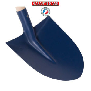 Pelle Alsace, avec rebords.  Sans manche.  Largeur de 27 cm.