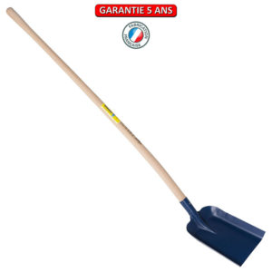 Pelle Angoulême, à douille.  Emmanché cintré 135.