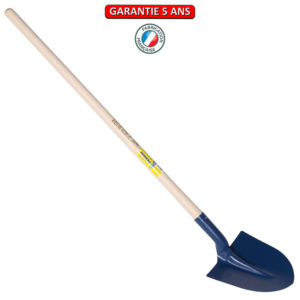 Pelle à terre, Pelle ronde, fortification CDC 27 cm emmanchée 1,30 m