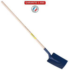 Pelle Saint-Etienne carrée.  Largeur de 21 cm.  Emmanché 110.