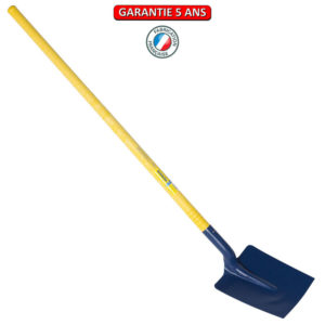 Pelle Saint-Etienne carrée.  Largeur de 25 cm. Emmanché composite tubé 115.