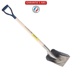 Pelle à neige en aluminium, auto.  Emmanché bois poignée YD 75.