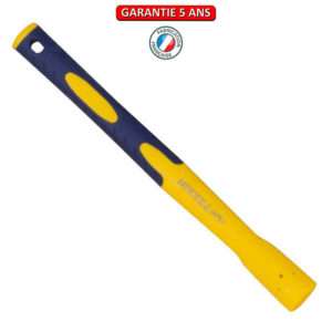 Manche composite tri-matière, manche incassable en fibre de verre. 0,37 mètre.