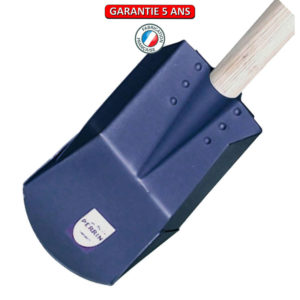 Pelle curette, à bride.  Sans manche.  16 cm.