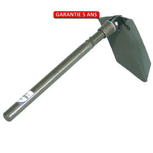 Pelle pioche pliante de camping.