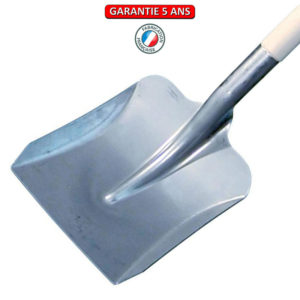 Pelle inox auto.  Sans manche.  26 x 24 cm. Outil à main de déneigement.