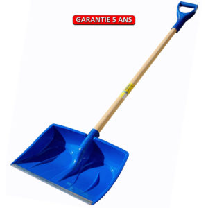 Pelle à neige et poussoir polypro 500x380 cm  manche poignée plastique