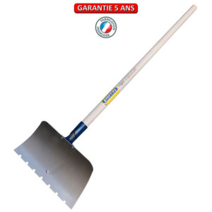 Gratte glace, Brise glace inox manche droit 1,10 m.