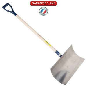 Poussoir à neige Gratte large aluminium  60 cm manche poignée YD.