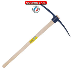 Pioche terrassier oeil ovale 2,5 Kg. Emmanché droit 90.