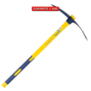 Pioche cantonnier oeil rond 2Kg manche composite tri-matière incassable.0,90 M