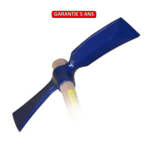 Pioche hache oeil rond 2,5 Kg . Sans manche.