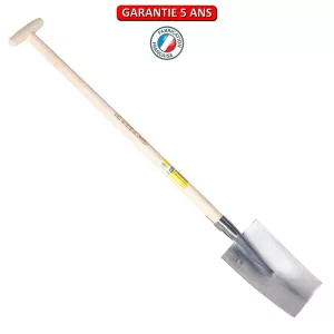 Louchet Senlis Poli 24 cm.  Emmanché béquille tournée 95.