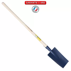 Louchet Senlis peint.  Emmanché pomme 105.  Longueur du fer: 30 cm.