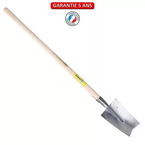 Louchet Vosges.  Emmanché pomme 105.    Longueur du fer: 21 cm.