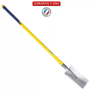 Louchet Nord 28 cm manche composite tri-matière  incassable 110 cm.