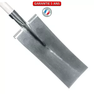 Louchet terrassier, à anneau.  Sans manche.  Longueur du fer: 40 cm.