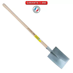 Louchet Bresse.  Emmanché pomme 95. Longueur du fer: 30 cm.