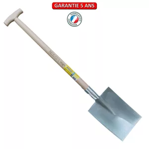 Louchet Bresse.  Emmanché BF 80  Longueur de 30 cm.  Outil à main de jardin.