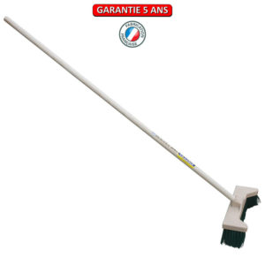 Balai à pointes latérales 32 CM manche 1.50 m  BALDOZER pour la voirie.