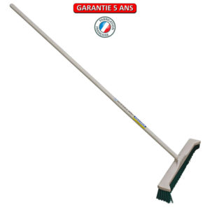 Balai à pointes latérales 55 CM manche 1.50 m  BALDOZER pour la voirie.