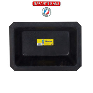 Auge de maçon caoutchouc.  Volume de 10 litres. Outil à main de maçonnerie.