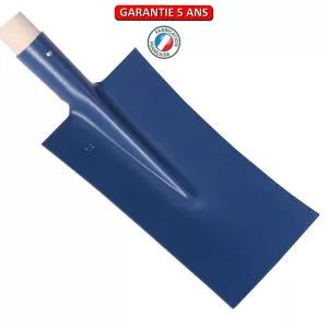 Bêche Nord 28 cm, sans rebords.  Sans manche. Outil à main de jardin.