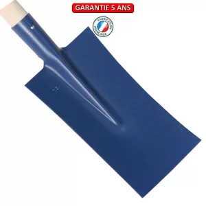 Bêche Nord.  Sans manche.  Longueur de 30 cm. Outil à main de jardin.