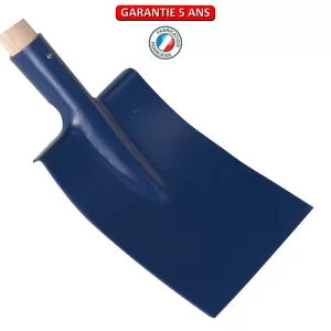 Bêche Nantes.  Sans manche.  Longueur du fer: 26 cm. Outil à main de jardin.