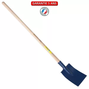 Bêche Nantes, 26 cm. Emmanché pomme 110.  Finition peinte.