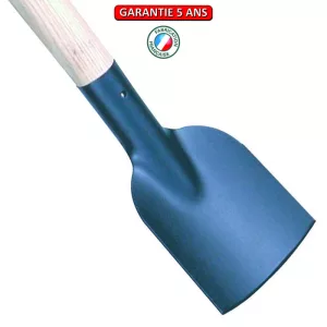 Bêche à vers 15 cm.  Emmanché pomme 105. Outil à main de jardin.