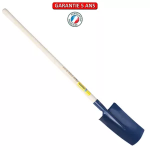 Bêche standard de 28 cm manche pomme 1,05 m avec rebords