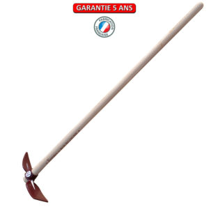 Serfouette forgée panne et langue 26 cm manche droit 100.