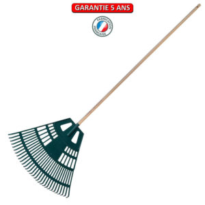 Balai à gazon polypropylène 76 cm.  Emmanché droit 150. 30 dents.