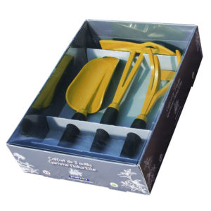 Outil nylon fibre de verre incassable :coffret 3 outils jaune miel