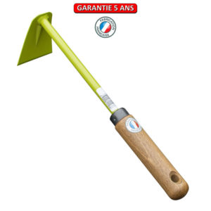 Binette à oignons.  Emmanché.  Outil à main de jardin.