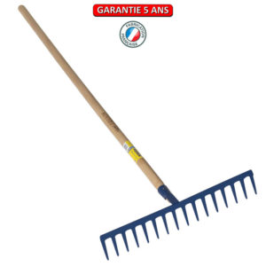 Râteau forgé 16 dents droites manche 1,5 m