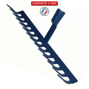 Râteau forgé 12 dents courbes.  Sans manche. Outil à main de jardin.