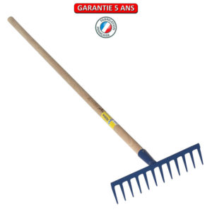 Râteau 12 dents droites soudées manche 1,5 m
