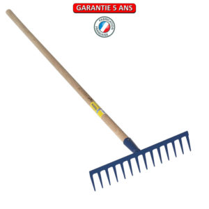 Râteau 16 dents droites soudées manche 1,5m