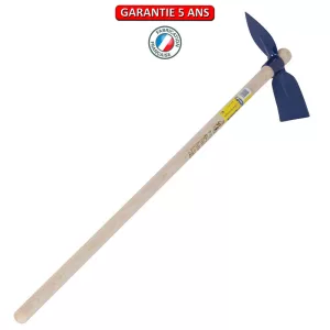 Serfouette soudée panne et langue 26 cm.  Emmanché droit 130.