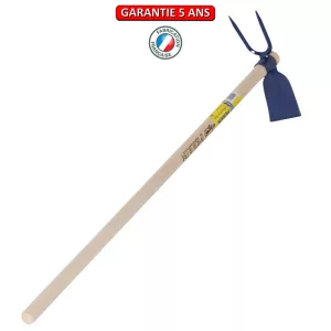 Serfouette soudée panne et fourche, 26 cm. Emmanché droit 100.