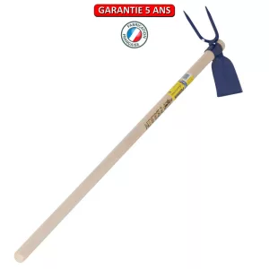 Serfouette soudée panne et fourche 26 cm. Emmanché droit 130.