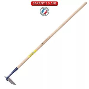 Binette Nanterre avec lame en acier 18 cm emmanché droit 130 cm.